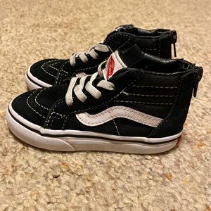 Vans elastic lace toddler 7 sk8-hi